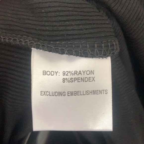 Princess Polly Noa Black Long Sleeve Ribbed Cut Out Criss Cross Tie Mini Dress - Picture 9 of 11